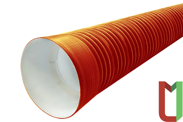 Труба гофрированная полипропиленовая для наружной канализации 100х95 мм DN-ID ГОСТ Р 54475-2011